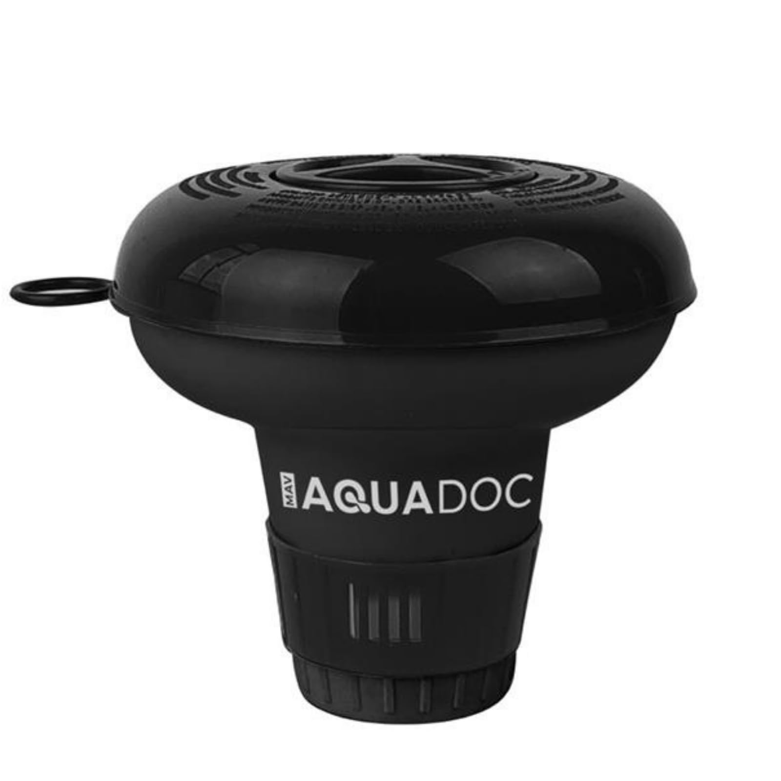 MAV AquaDoc floater for 1.5 inch tablets on inflatable hot tub water
