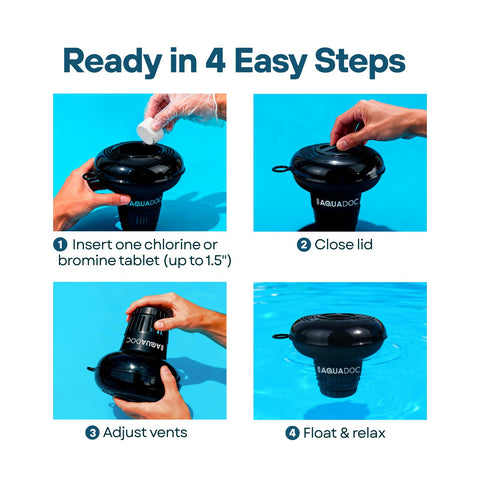 MAV AquaDoc floats on water, ready to distribute sanitizer