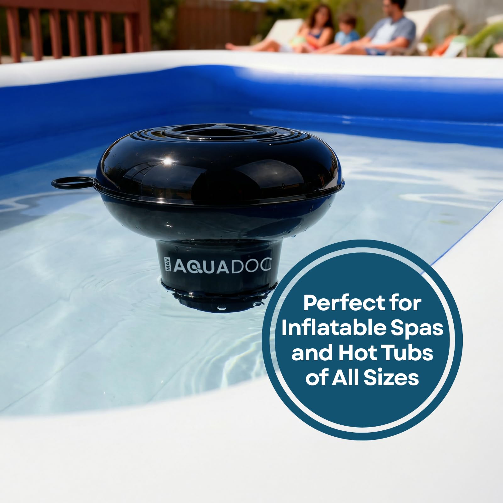 Quick 4 step setup view for MAV AquaDoc tablet floater