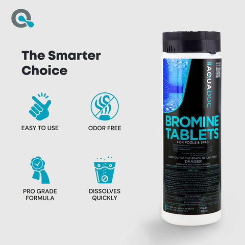MAV Aquadoc bromine tablets help prevent mold buildup in hot tubs.