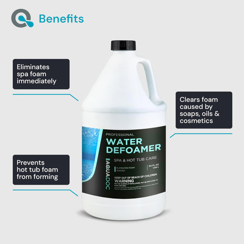 MAV AquaDoc dosage pour-over water shows easy weekly foam control