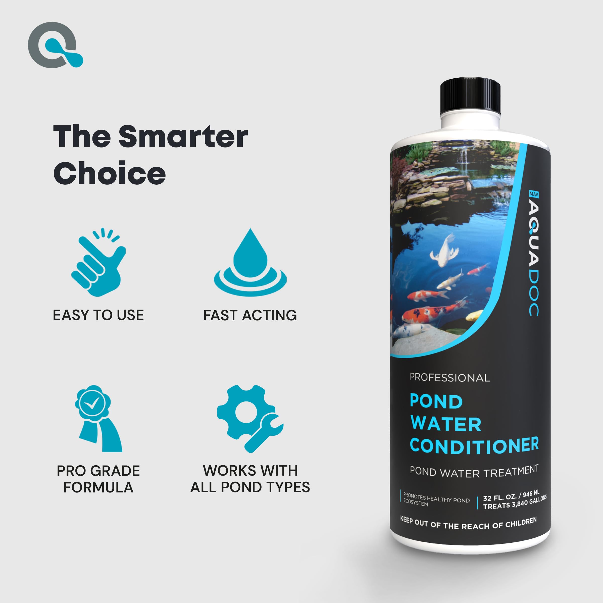 MAV AquaDoc reduces heavy metals for healthier pond water.