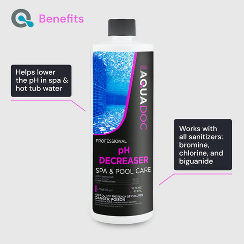 MAV AquaDoc hot tub chemistry balance with stable pH and alkalinity