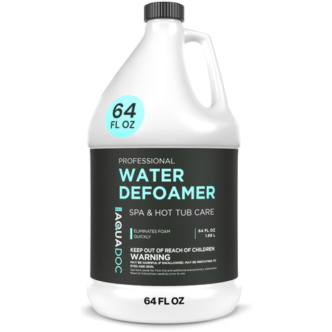 MAV AquaDoc hot tub defoamer bottle reducing foam quickly