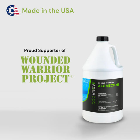 MAV AquaDoc made in USA label on the product bottle