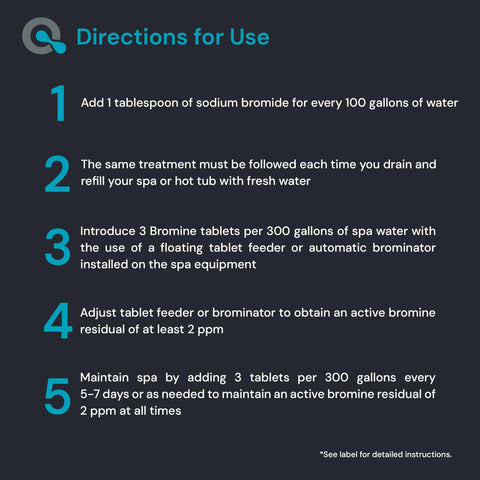 AquaDoc bromine tablets manufactured in the USA for consistent quality