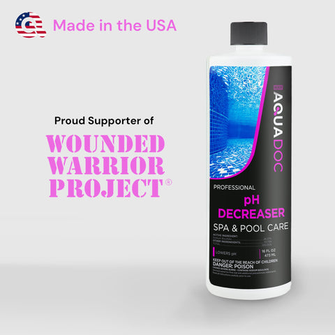 MAV AquaDoc pH Down helps prevent scale and cloudiness in spa water