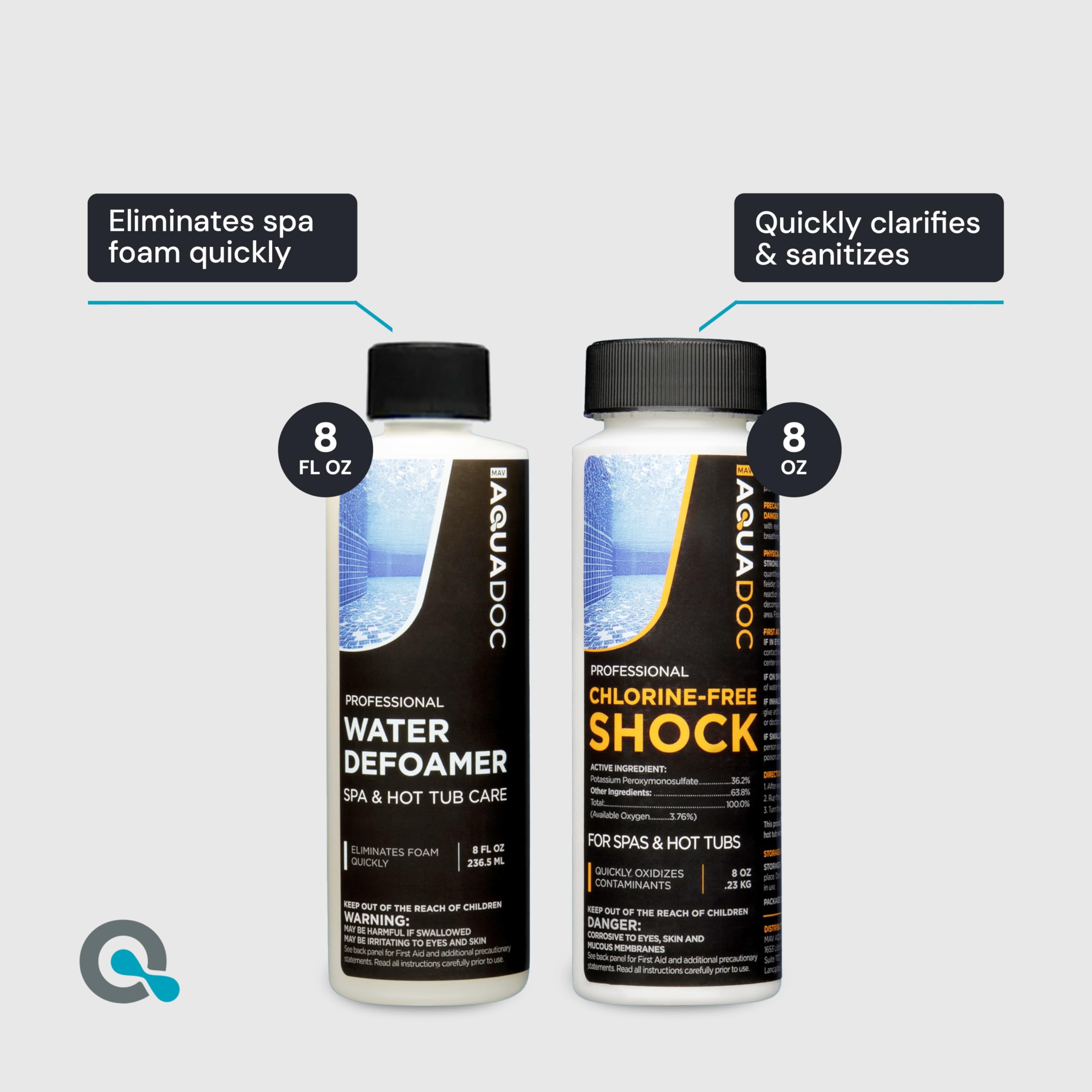 MAV Aquadoc pH decreaser stabilizing pH levels.