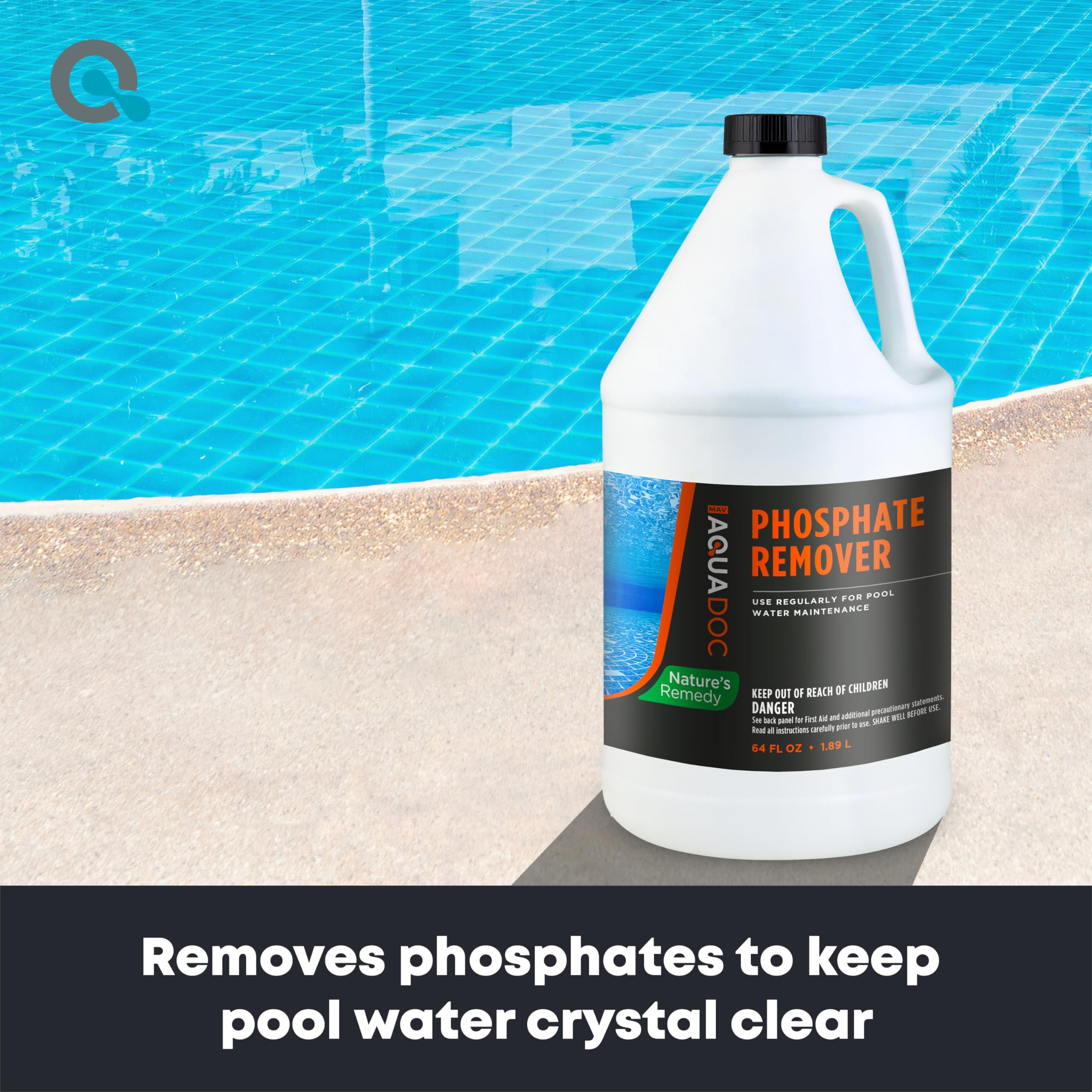MAV AquaDoc phosphate removal action shows fast phosphate reduction for better opening season.