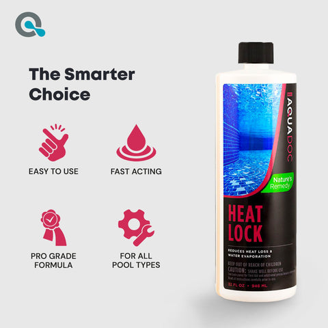 MAV AquaDoc Pool Heat Lock easy application with step-by-step instructions.