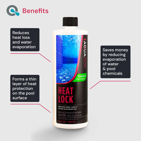 MAV AquaDoc Pool Heat Lock reduces evaporation for water savings.