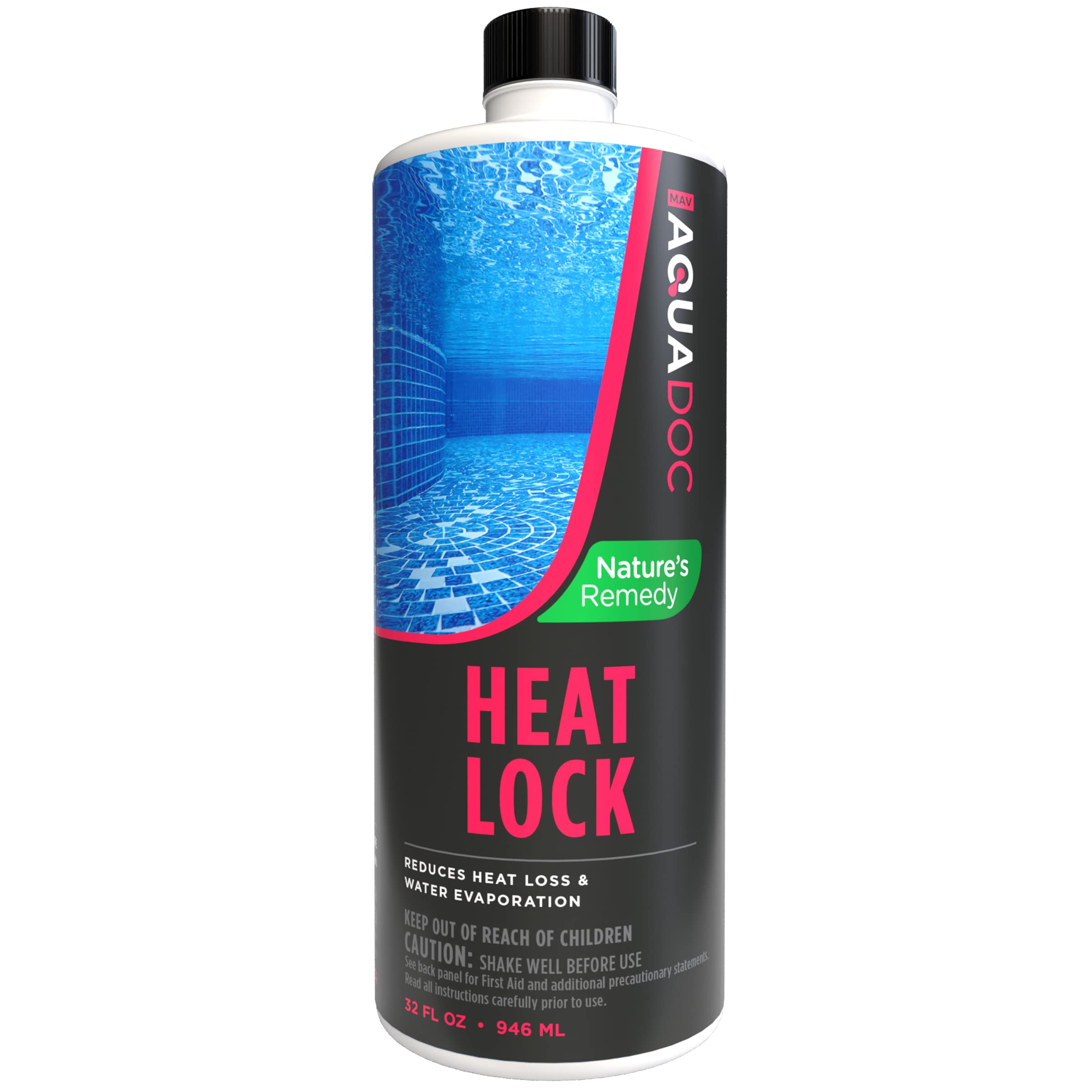 MAV AquaDoc Pool Heat Lock on-water layer improves warmth retention.