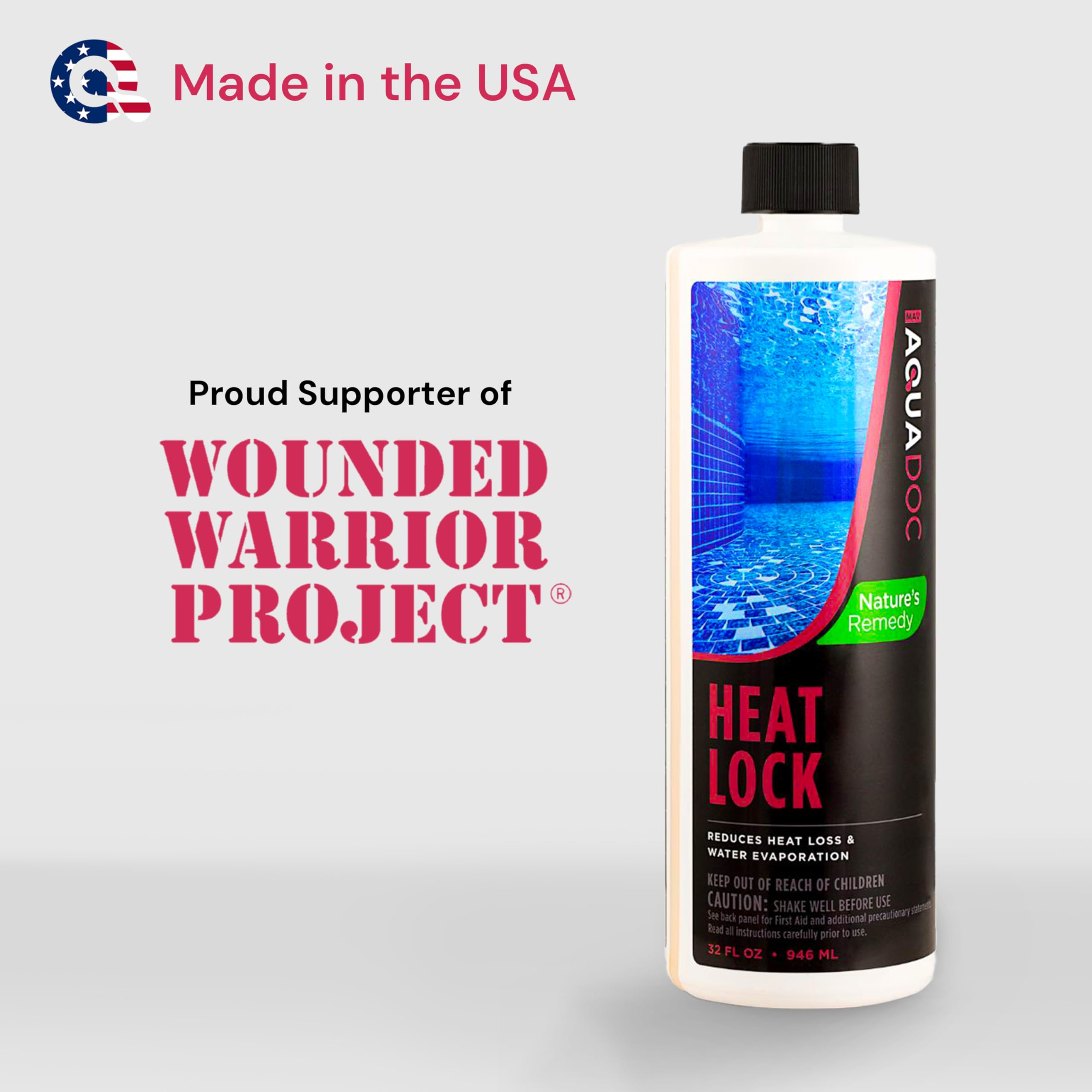 MAV AquaDoc Pool Heat Lock helps conserve water and maintain temperature.
