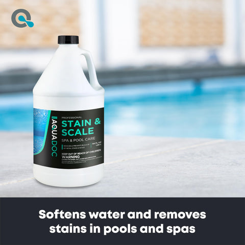 MAV AquaDoc pour action ready for spa maintenance.