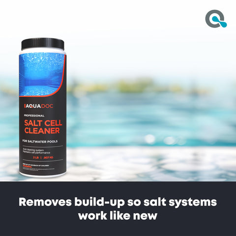 MAV AquaDoc salt cell cleaner packaging showing USA-made quality