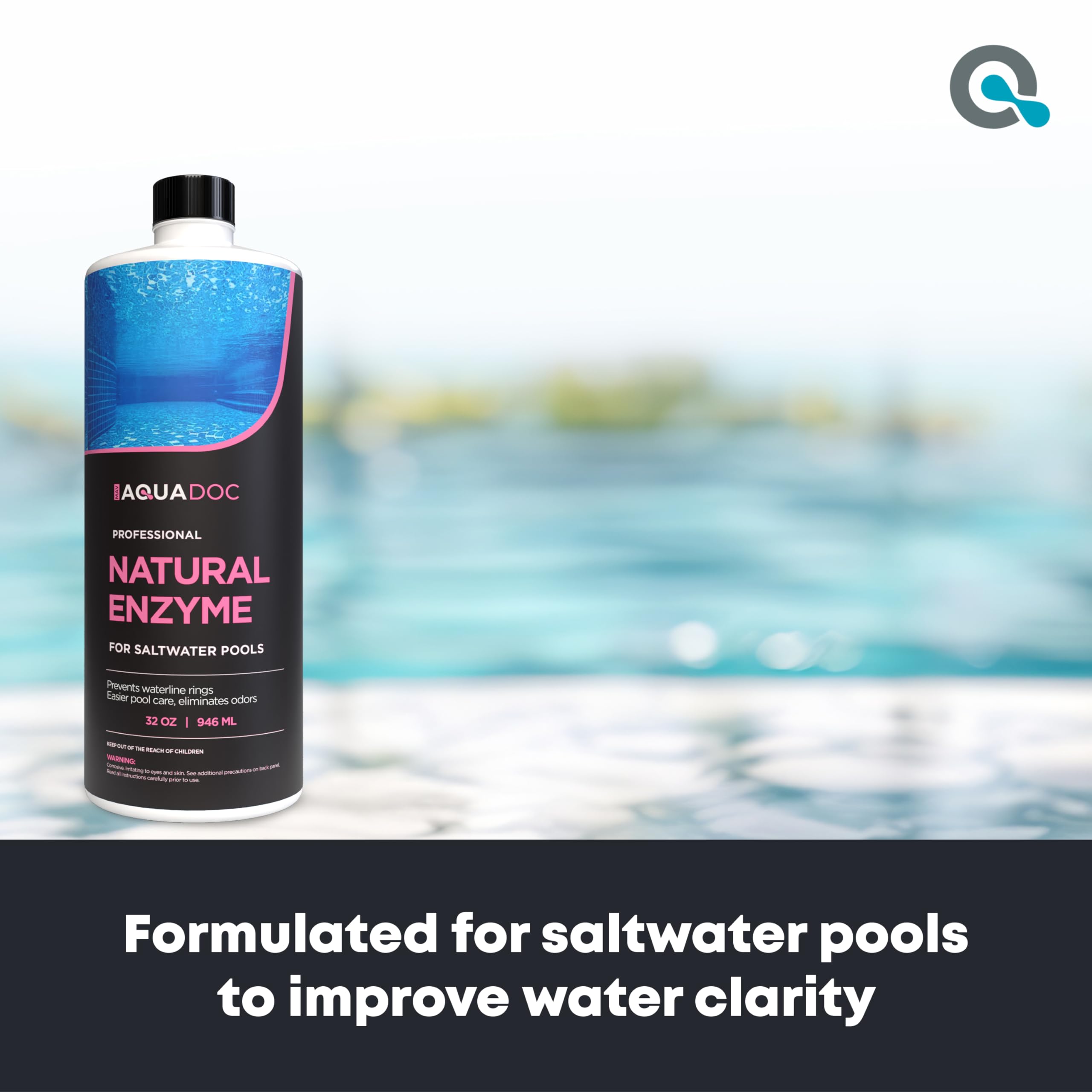 MAV AquaDoc saltwater pool waterline cleaner focuses on preventing buildup.