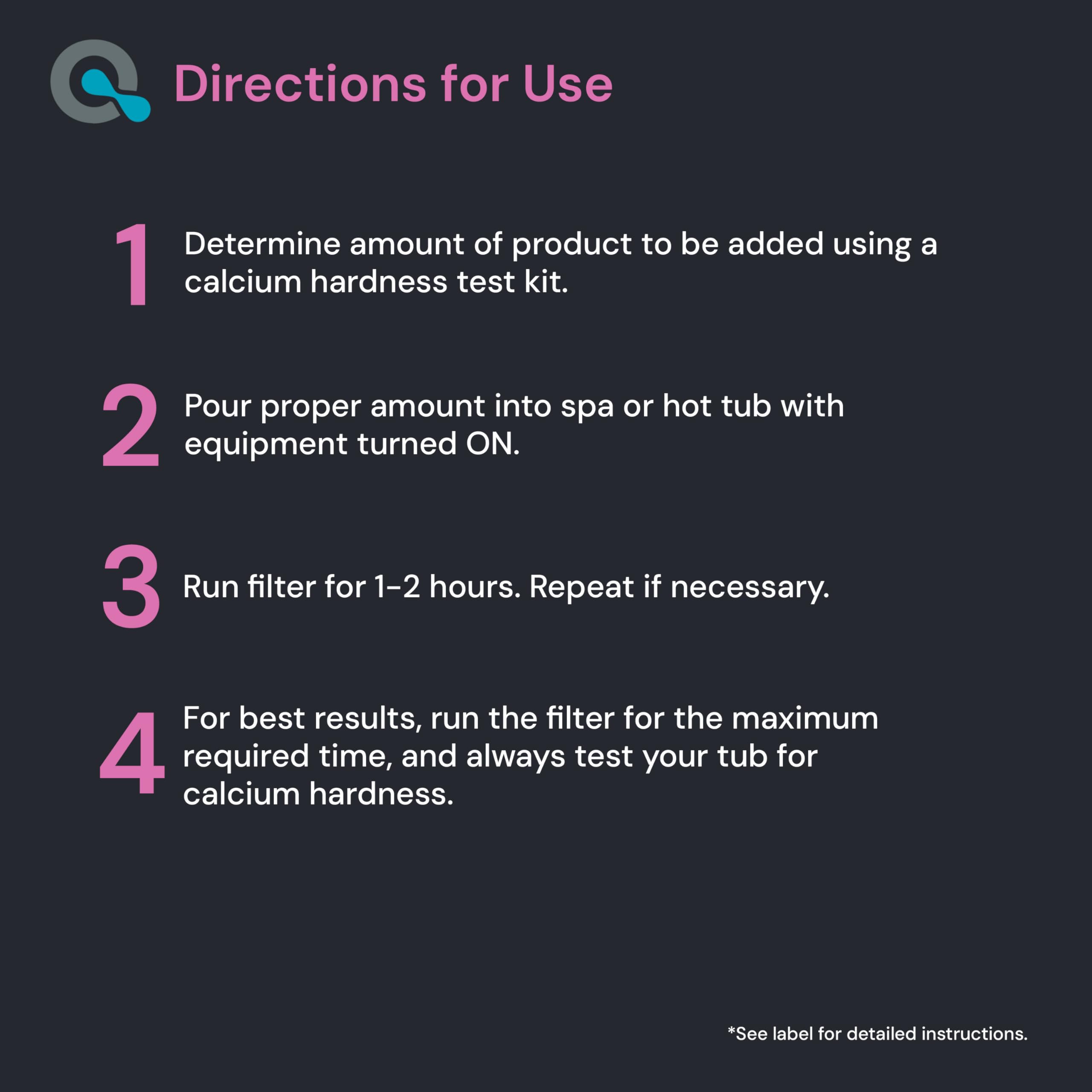 AquaDoc product dissolving in water indicating fast activation for hardness control