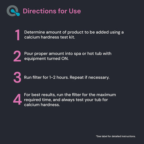 AquaDoc product dissolving in water indicating fast activation for hardness control
