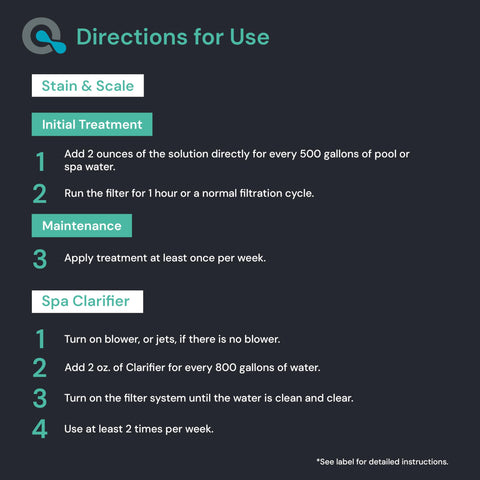 MAV AquaDoc Calcium-Scale Removal reducing mineral buildup on spa shell