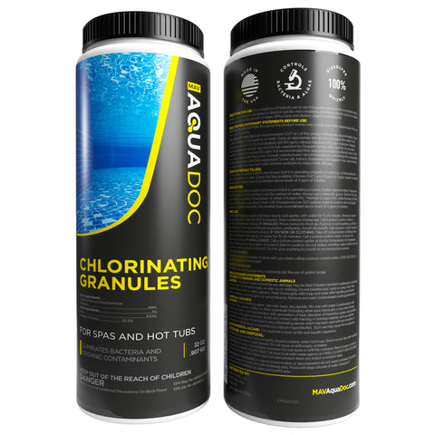 MAV AquaDoc two-pack offers convenient ongoing spa maintenance.