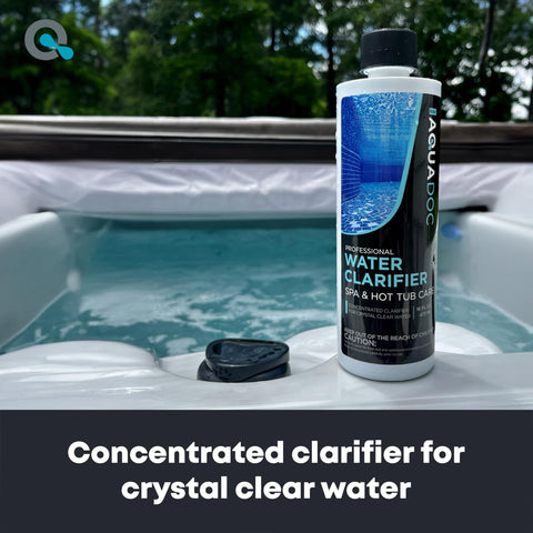 MAV AquaDoc Spa Clarifier dispensing action enables precise dosing for hot tubs.