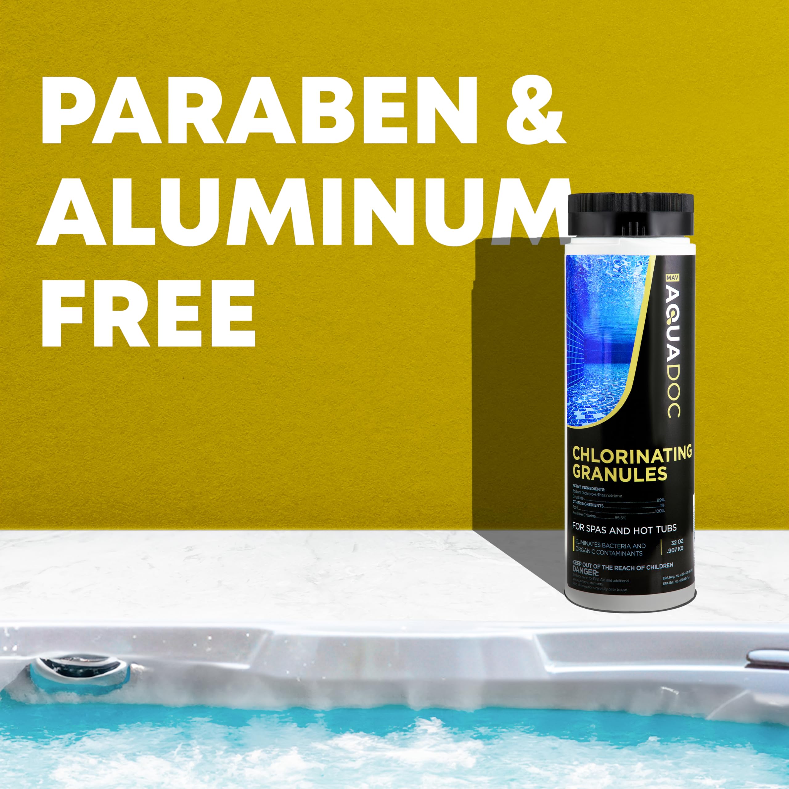 MAV AquaDoc supports regular spa maintenance and clear water between treatments