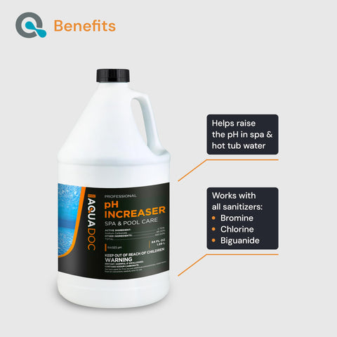 MAV AquaDoc Spa pH Up dosing spoon for precise balancing