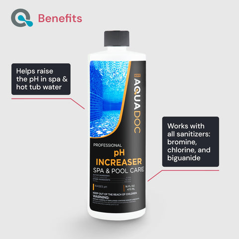 AquaDoc pH Up & Down kit box with dual bottles and usage card.