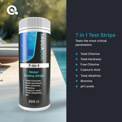 MAV AquaDoc strip dipping into water for quick balance readings