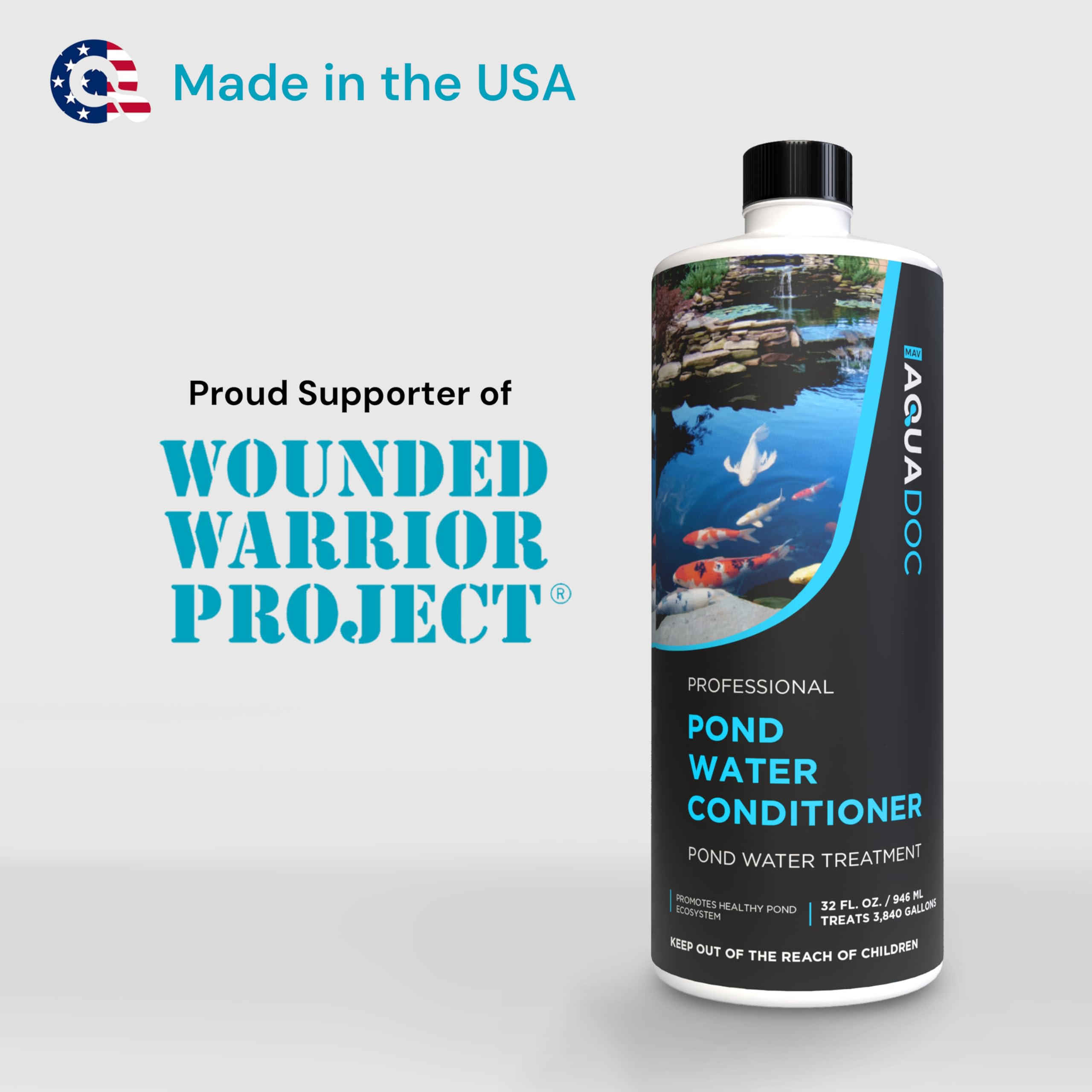 MAV AquaDoc treats up to 3,840 gallons per bottle.