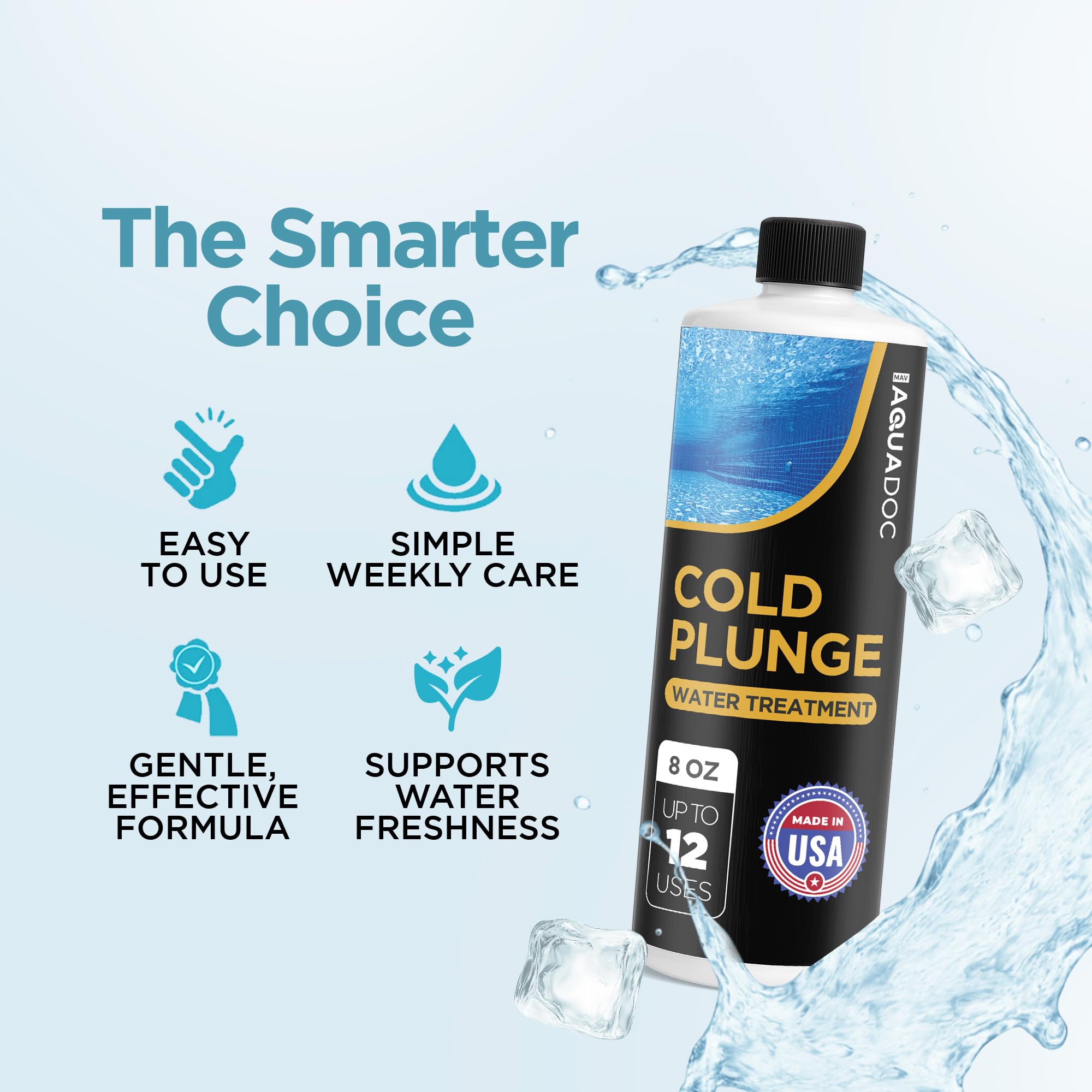 AquaDoc water appearance highlights clearer looking water for plunge sessions.