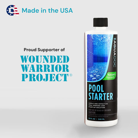 MAV AquaDoc pool water appears clearer after treatment and enzyme support.