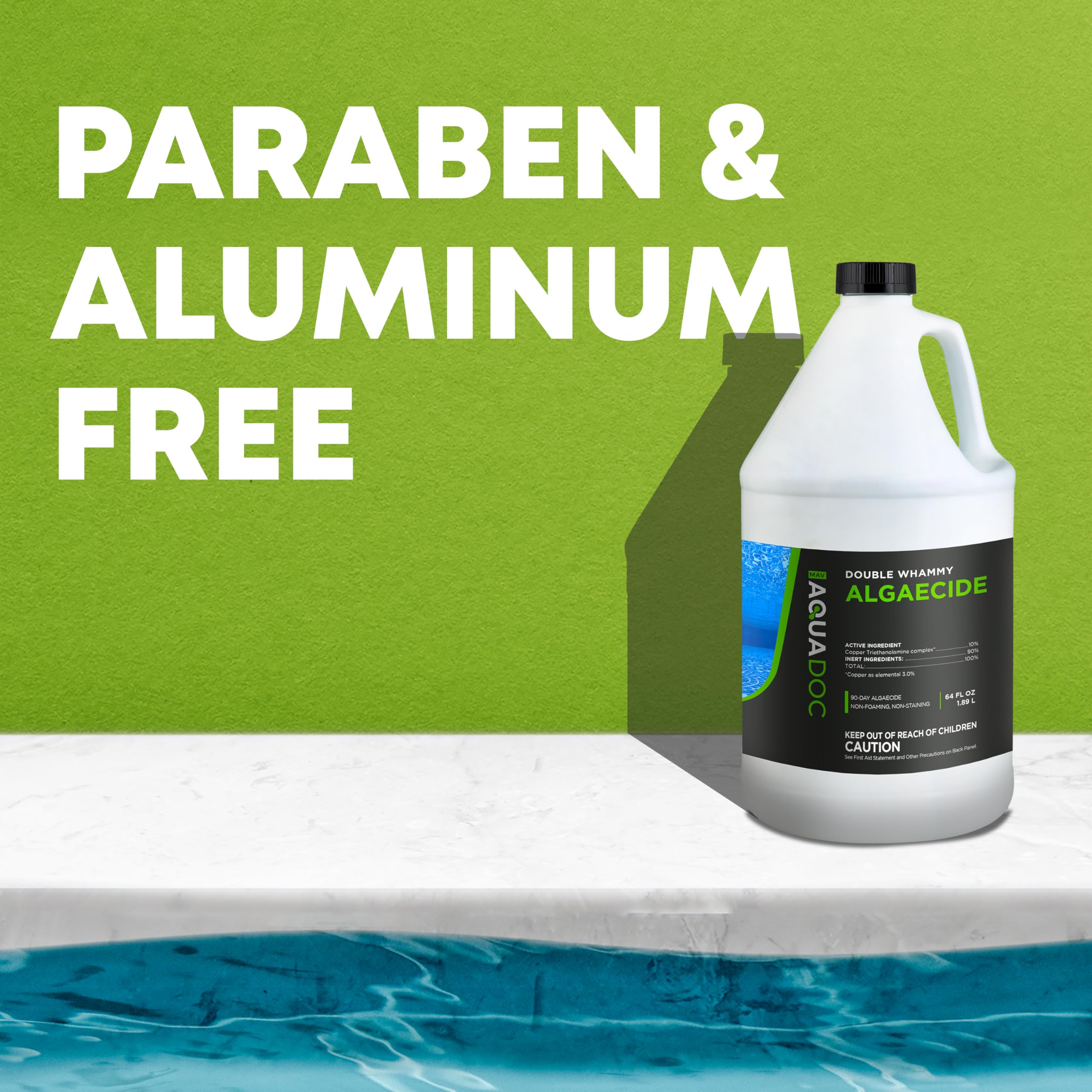 MAV AquaDoc helps water clarity after treatment in a pool