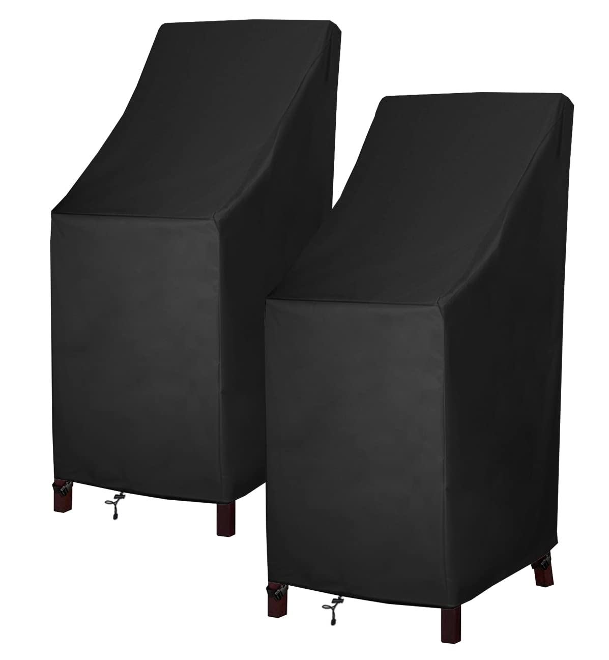 Mavincher stackable chair covers shield chairs with waterproof, heavy-duty fabric.