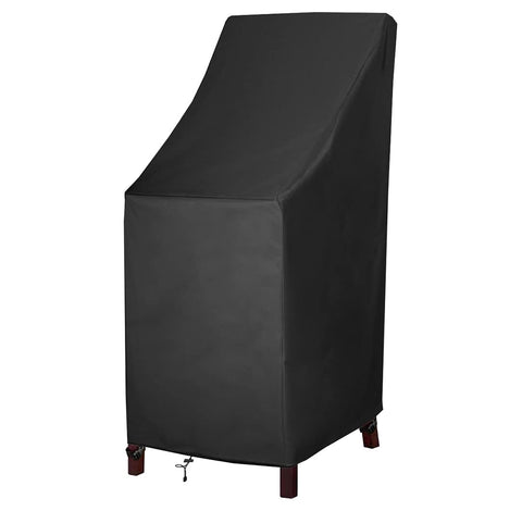 Mavincher stackable chair cover offers full coverage for up to six chairs, protecting from rain.