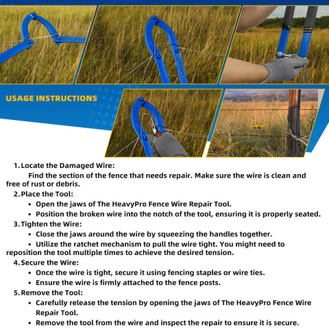 Using barbed wire fence shows broad compatibility with the tool.