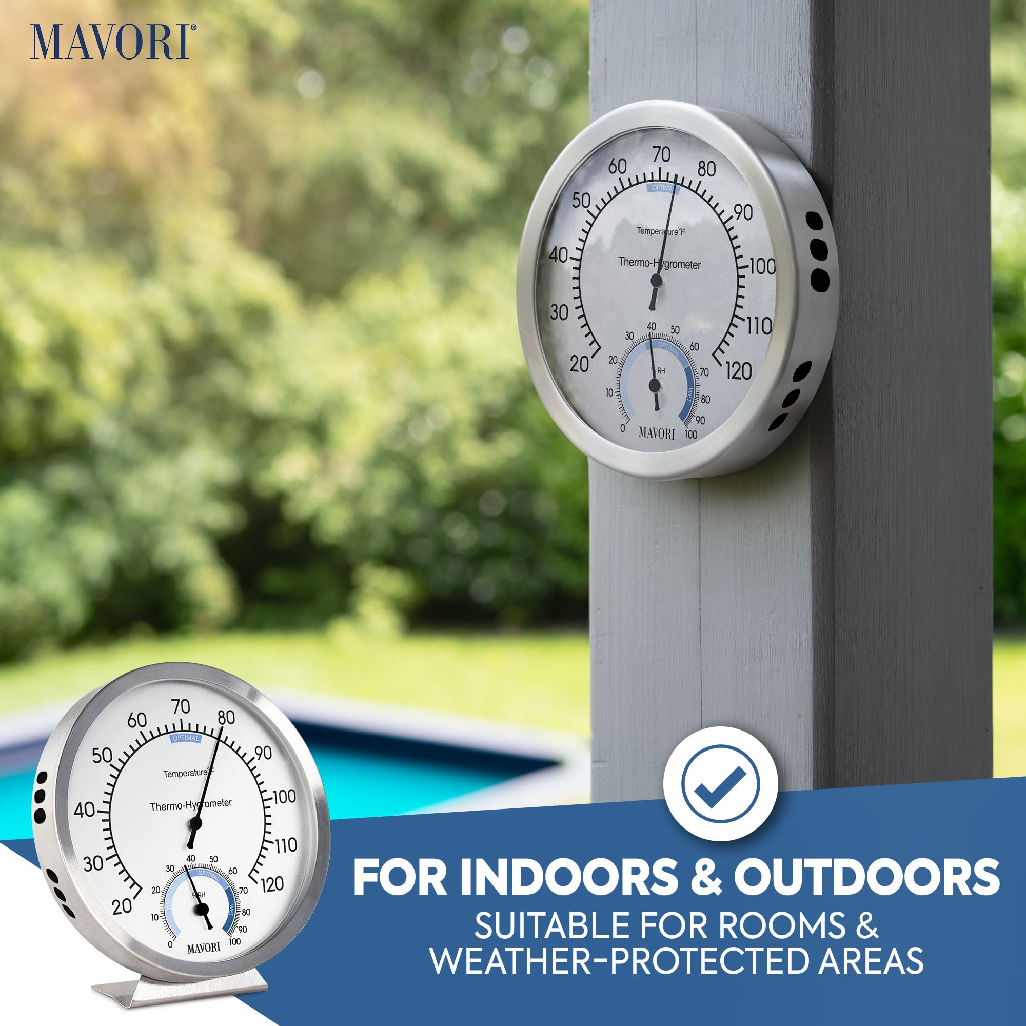 Versatile placement with wall mounting or removable stand.