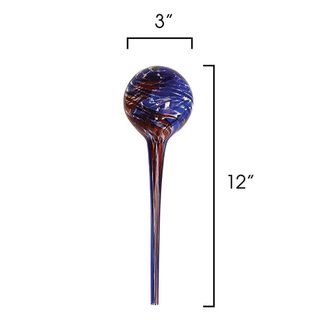 Maxam Wyndham House watering globes work for indoor and outdoor plant setups.