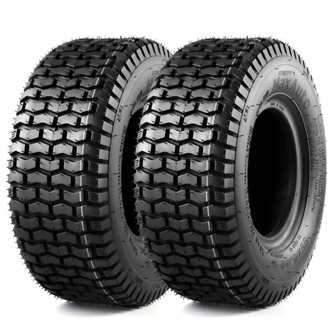 MaxAuto 11x4.00-5 turf tire side view with turf-friendly traction.