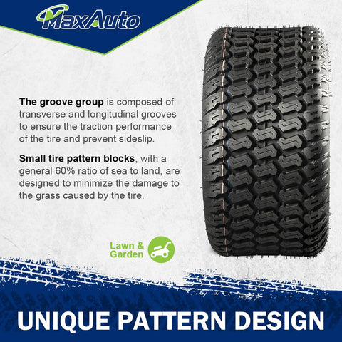 MaxAuto deep tread design boosts puncture resistance and longer tire life.