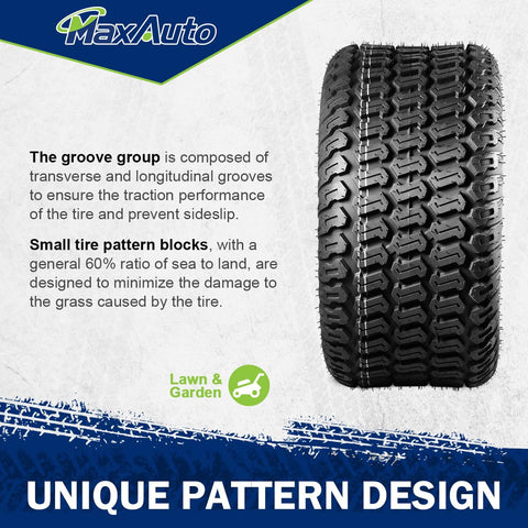 MaxAuto grass-friendly traction protects the lawn during mowing