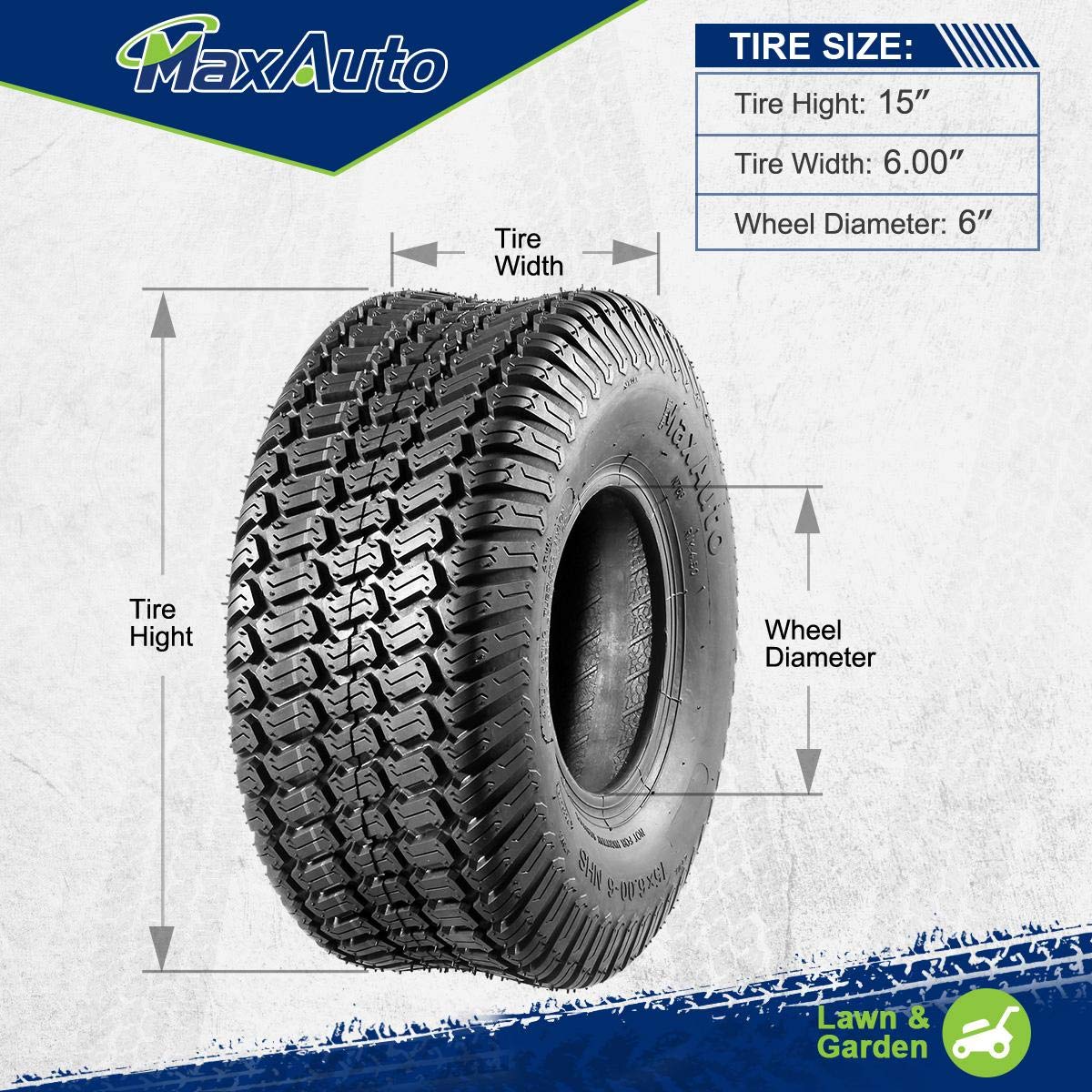 MaxAuto compatibility view for lawn tractors and golf carts