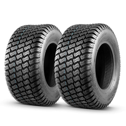 MaxAuto tire side profile showing tubeless lawn tractor compatibility.