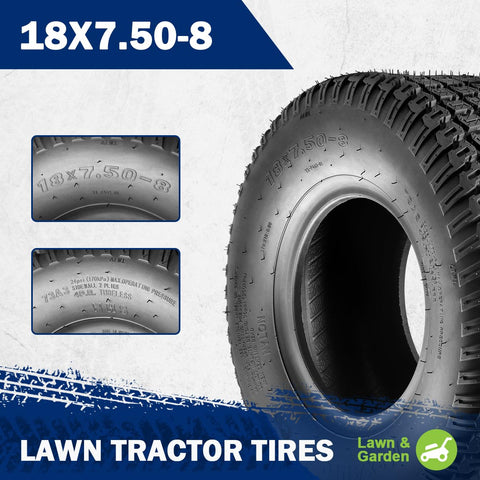 MaxAuto Turf Saver tread detail shows grass-friendly traction on slopes
