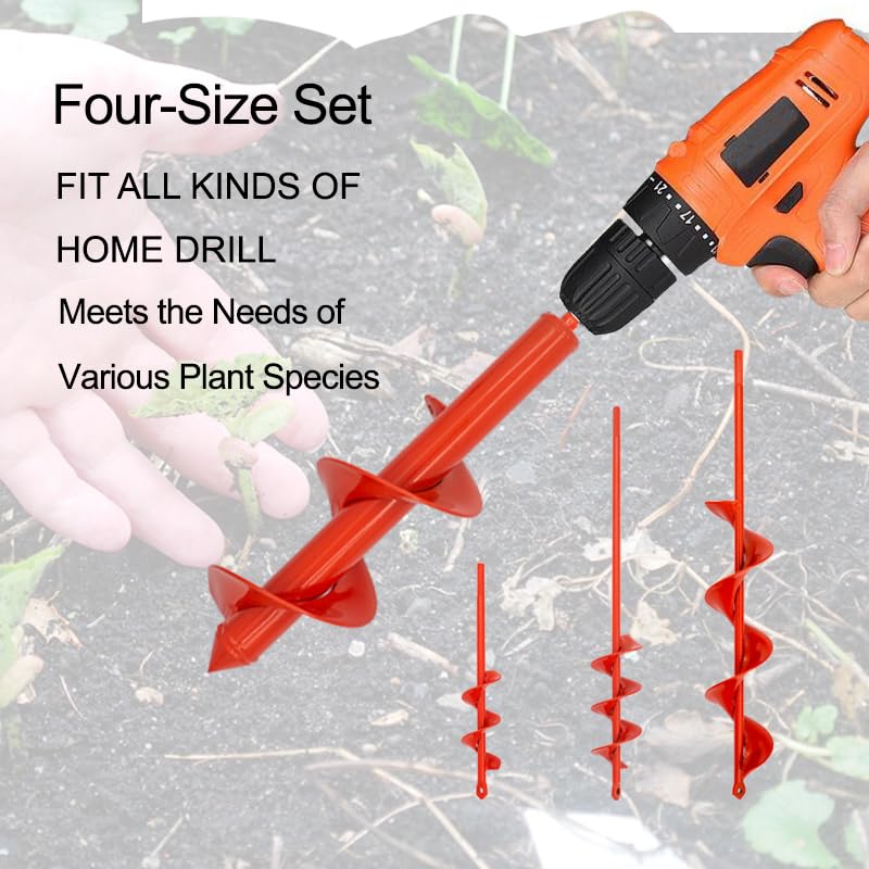 MAXCCINO auger drill bit large size for deep holes in shrubs and posts
