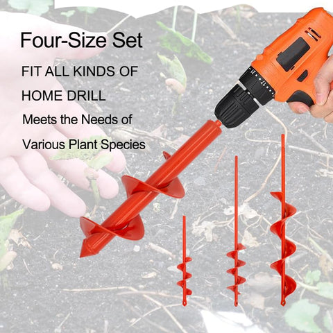 MAXCCINO auger drill bit large size for deep holes in shrubs and posts