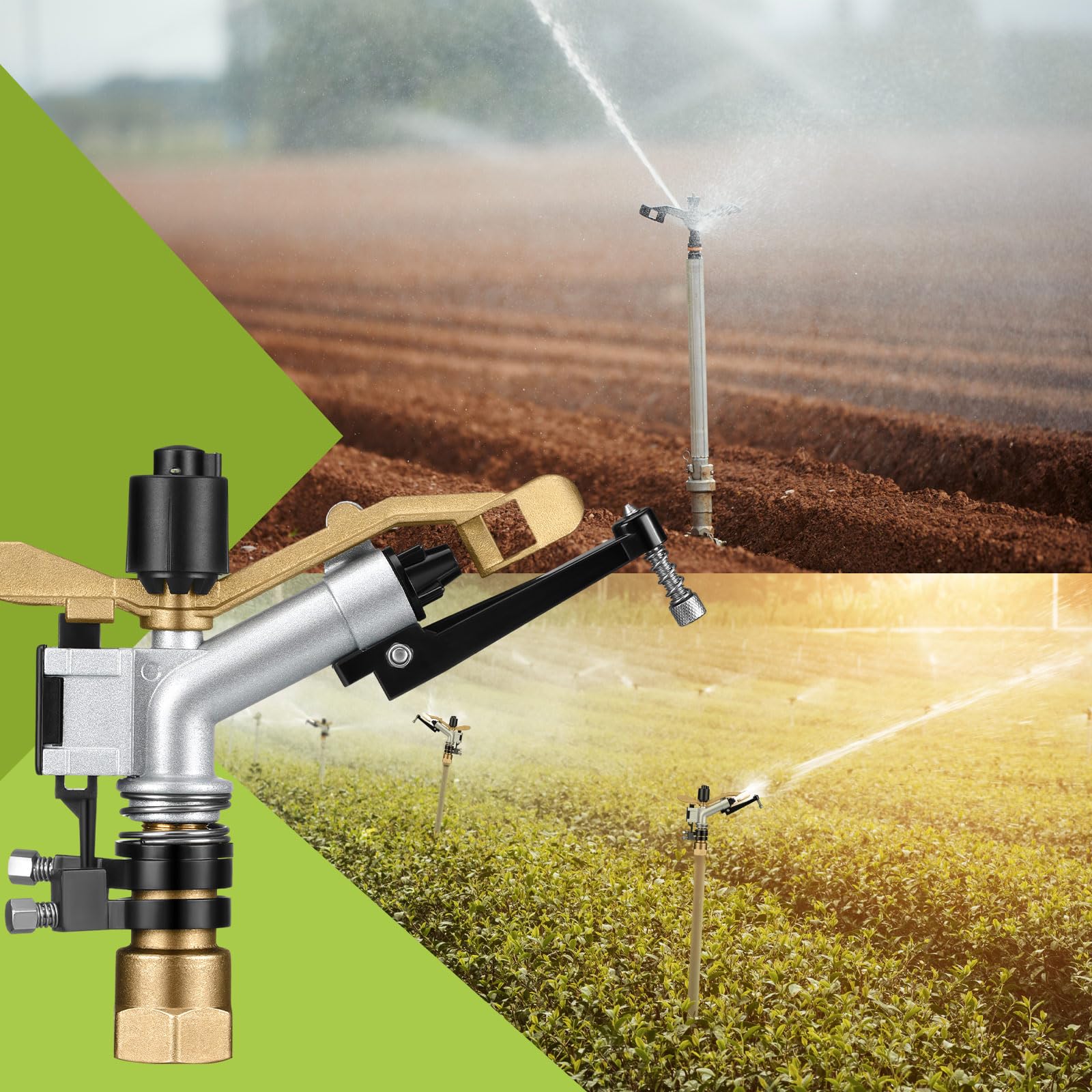Maxcheck multi-use sprinkler suitable for dust control and greening tasks.