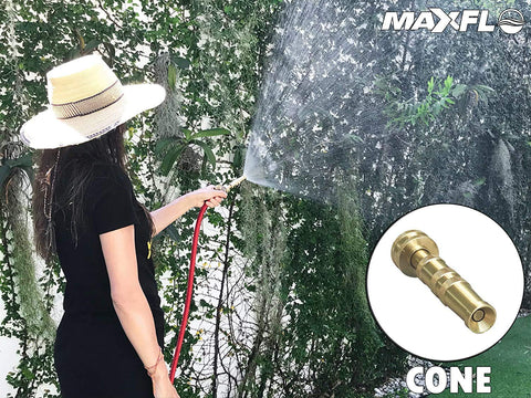 MAXFLO easy-grip handle aids precise aim and reduces hand fatigue during spraying.
