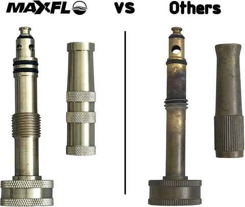 MAXFLO leakproof design with O-rings ensures a watertight connection during use.