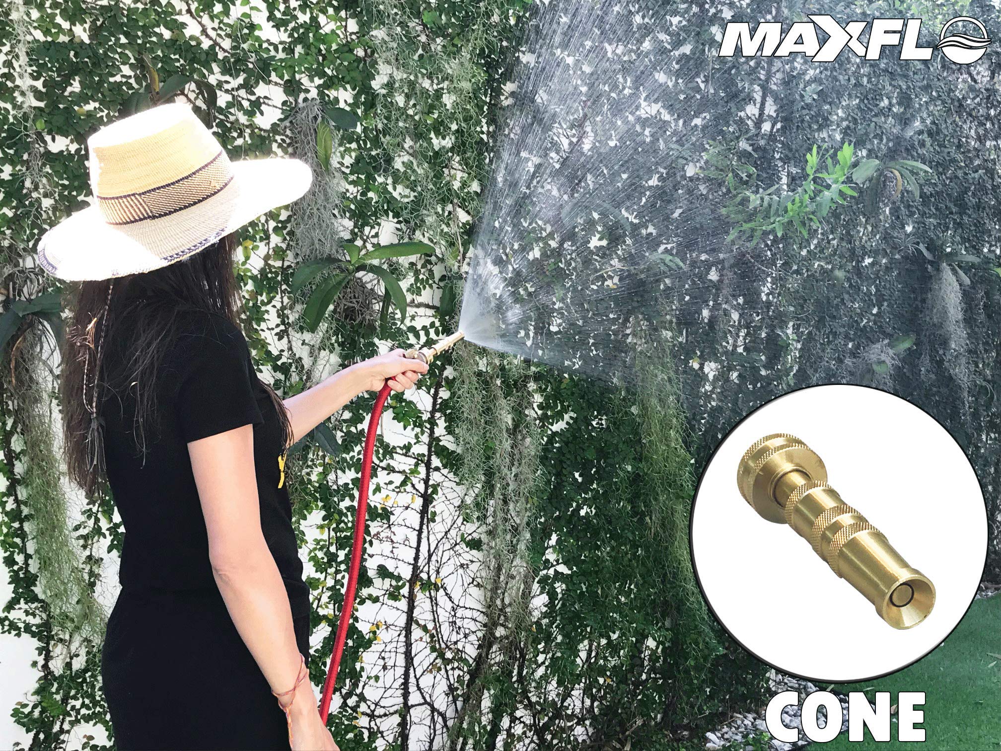 MAXFLO heavy-duty nozzle built to withstand frequent garden use with reliable performance.